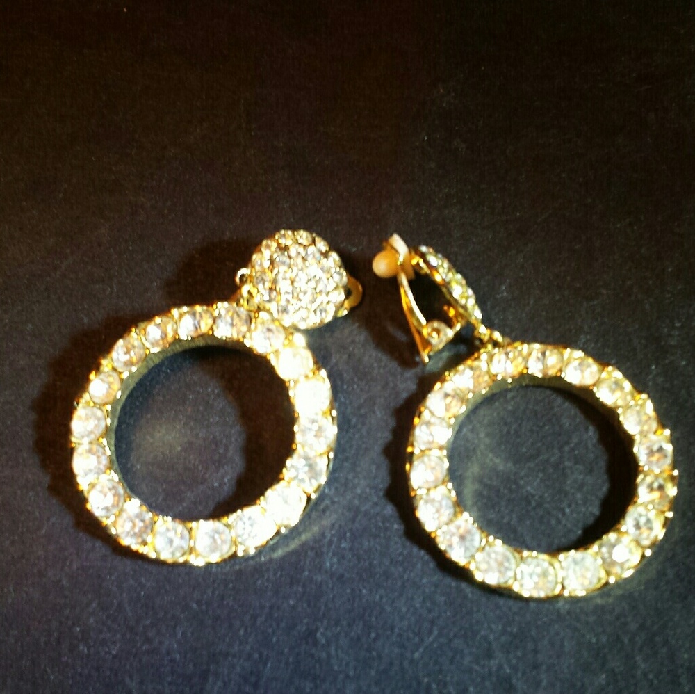 Park Lane Crystal clip on earrings